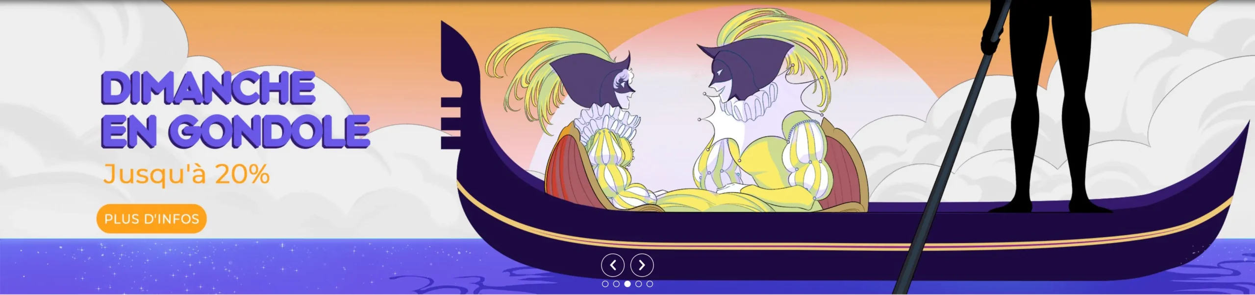 Promotion du dimanche jusqu'à 20% sur Arlequin Casino