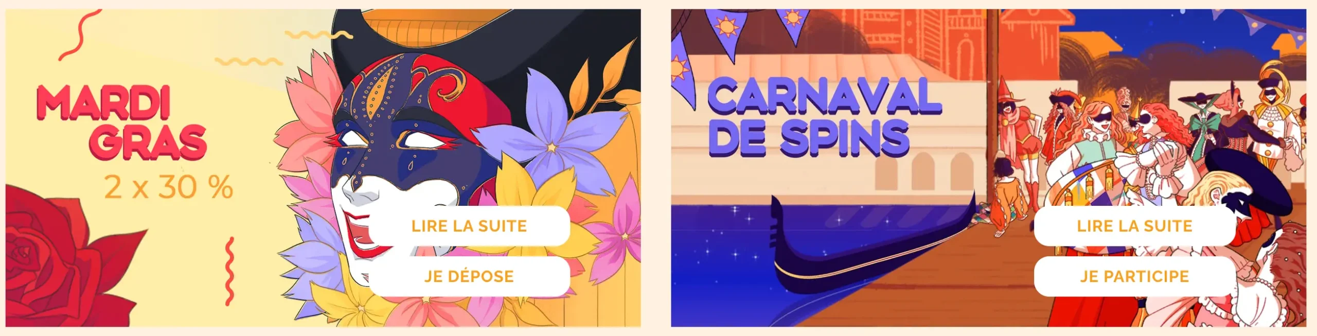 Offres de bonus et promotions sur Arlequin Casino