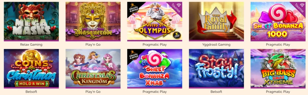 Mode démo gratuit sur Arlequin Casino